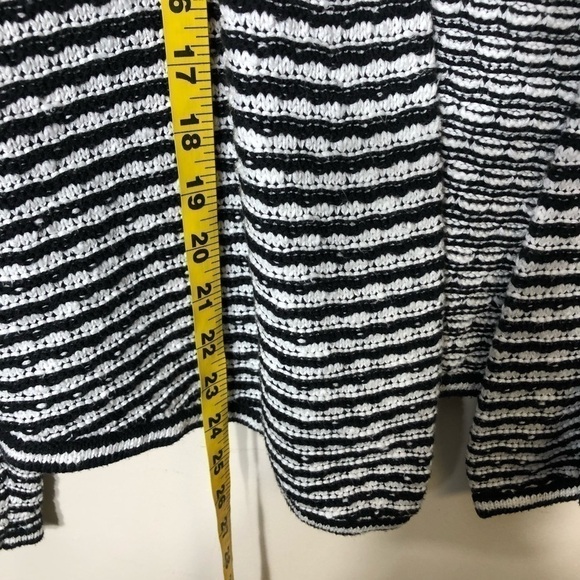Chico’s Striped No Closure Cardigan Sz 1 Small - Picture 4 of 6